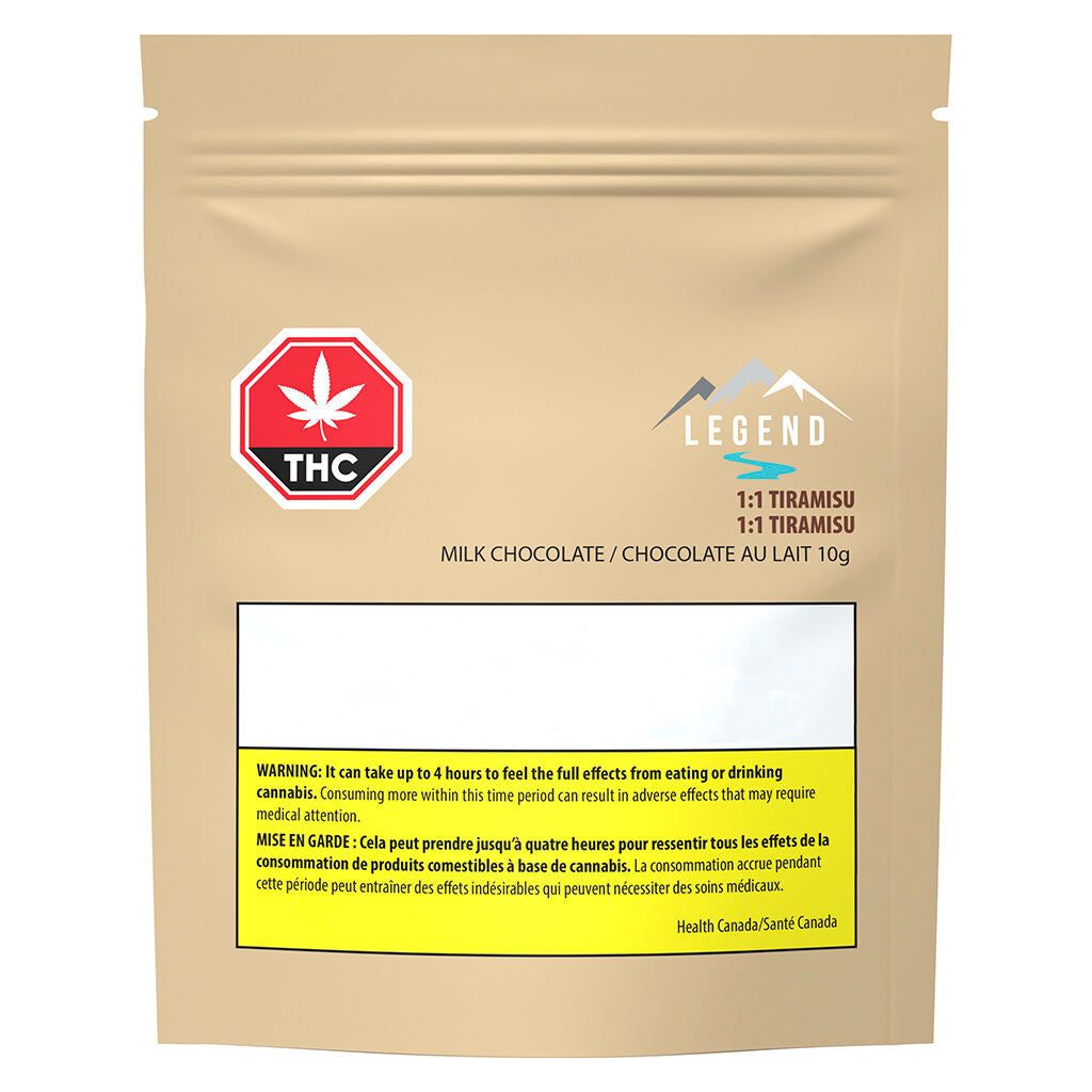 Cannabis Product 1:1 Tiramisu Milk Chocolate by Legend - 1