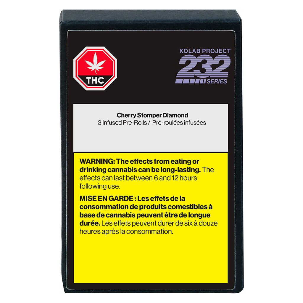 Cannabis Product 232 Series Cherry Stomper Diamond Infused Pre-Rolls by Kolab Project