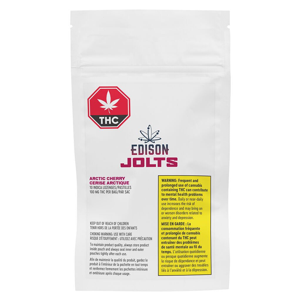 Cannabis Product Arctic Cherry Lozenges by Edison Jolts - 1
