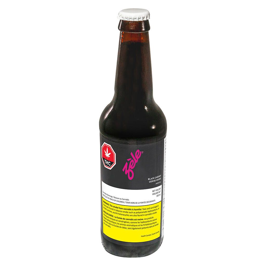 Cannabis Product Black Cherry Indica Craft Soda by Zele - 1