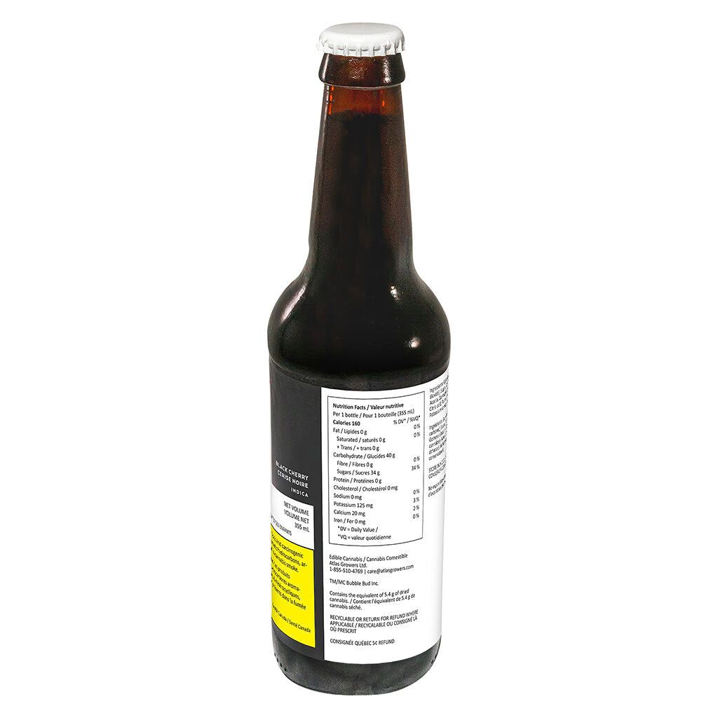 Cannabis Product Black Cherry Indica Craft Soda by Zele - 3