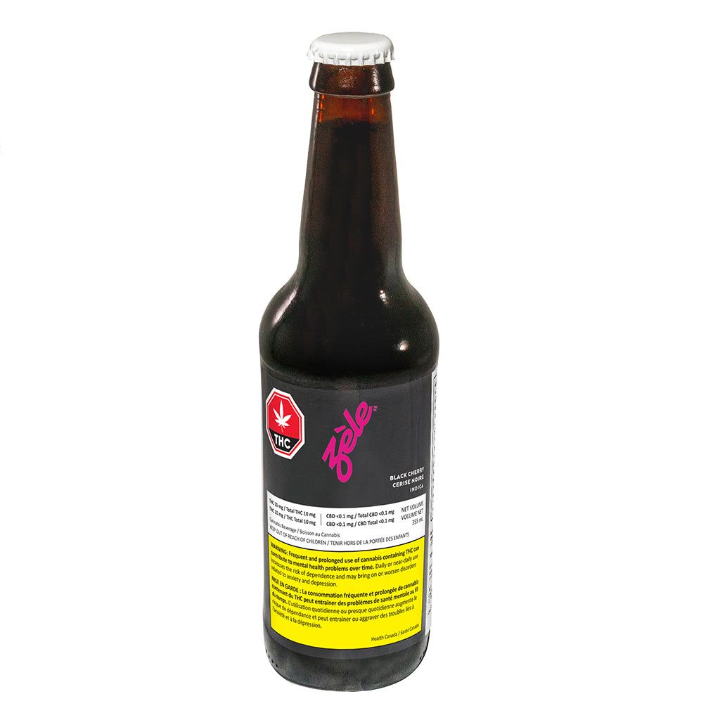 Cannabis Product Black Cherry Indica Craft Soda by Zele