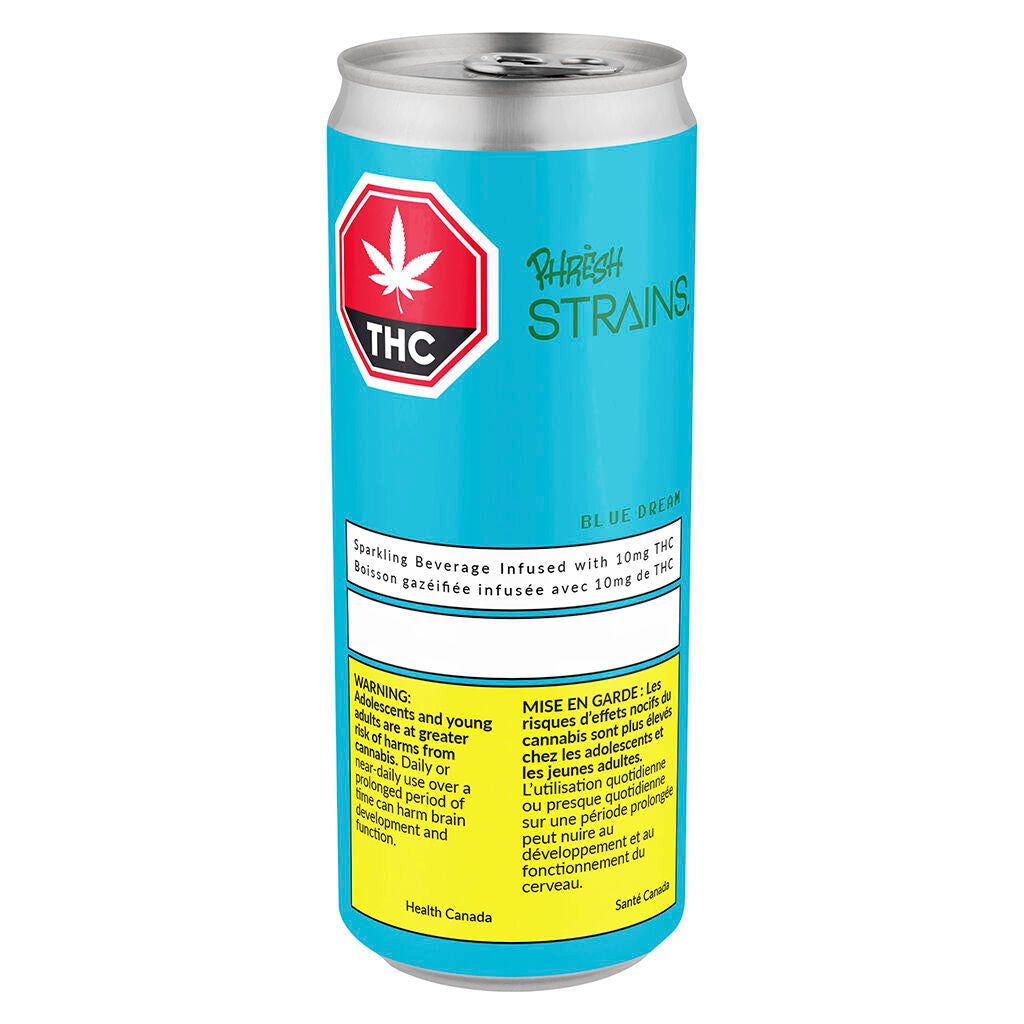 Cannabis Product Blue Dream Sparkling Water by Phresh Strains