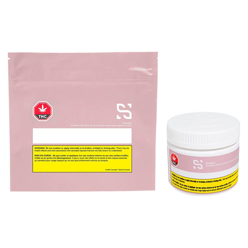 Cannabis Product Exfoliate CBD Body Scrub by Sensitiva - 2