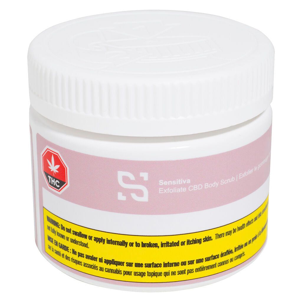 Cannabis Product Exfoliate CBD Body Scrub by Sensitiva
