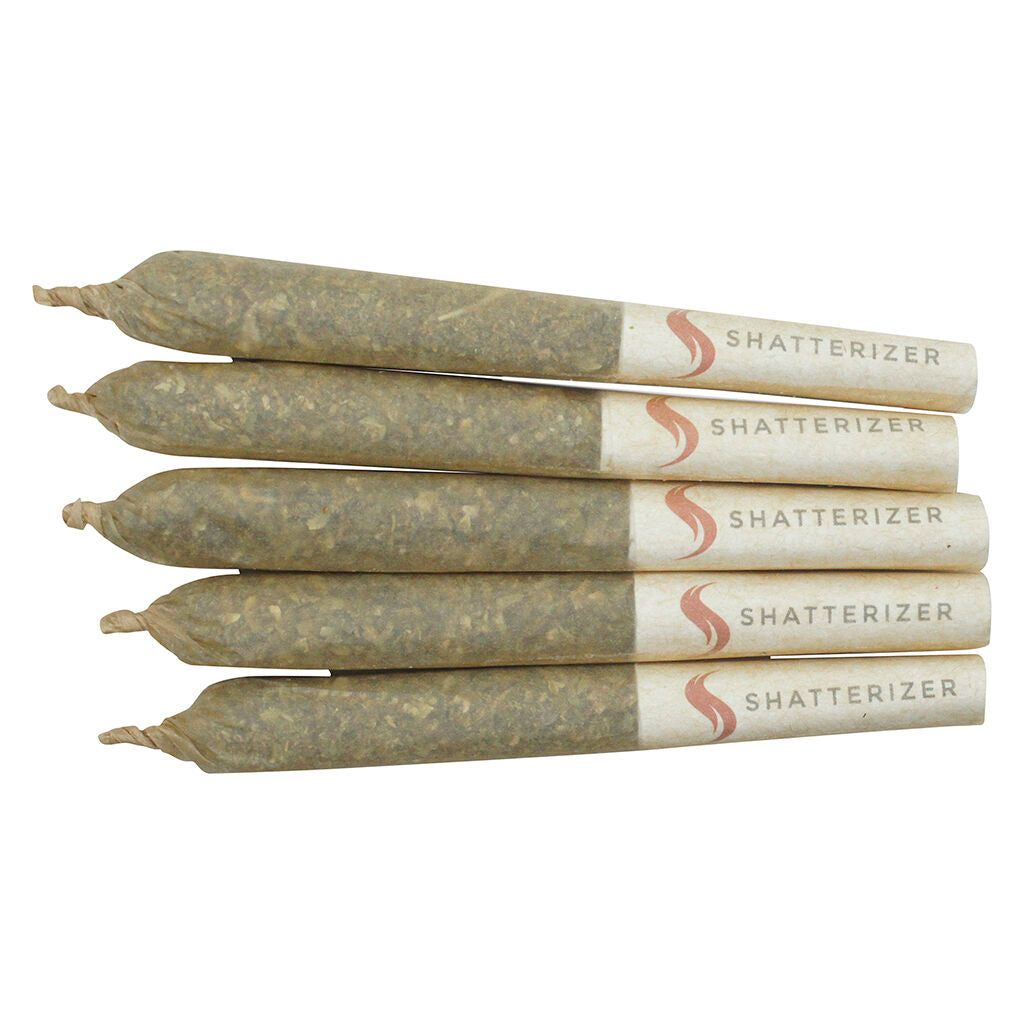 Cannabis Product Featured Shatter infused Pre-Roll by Shatterizer