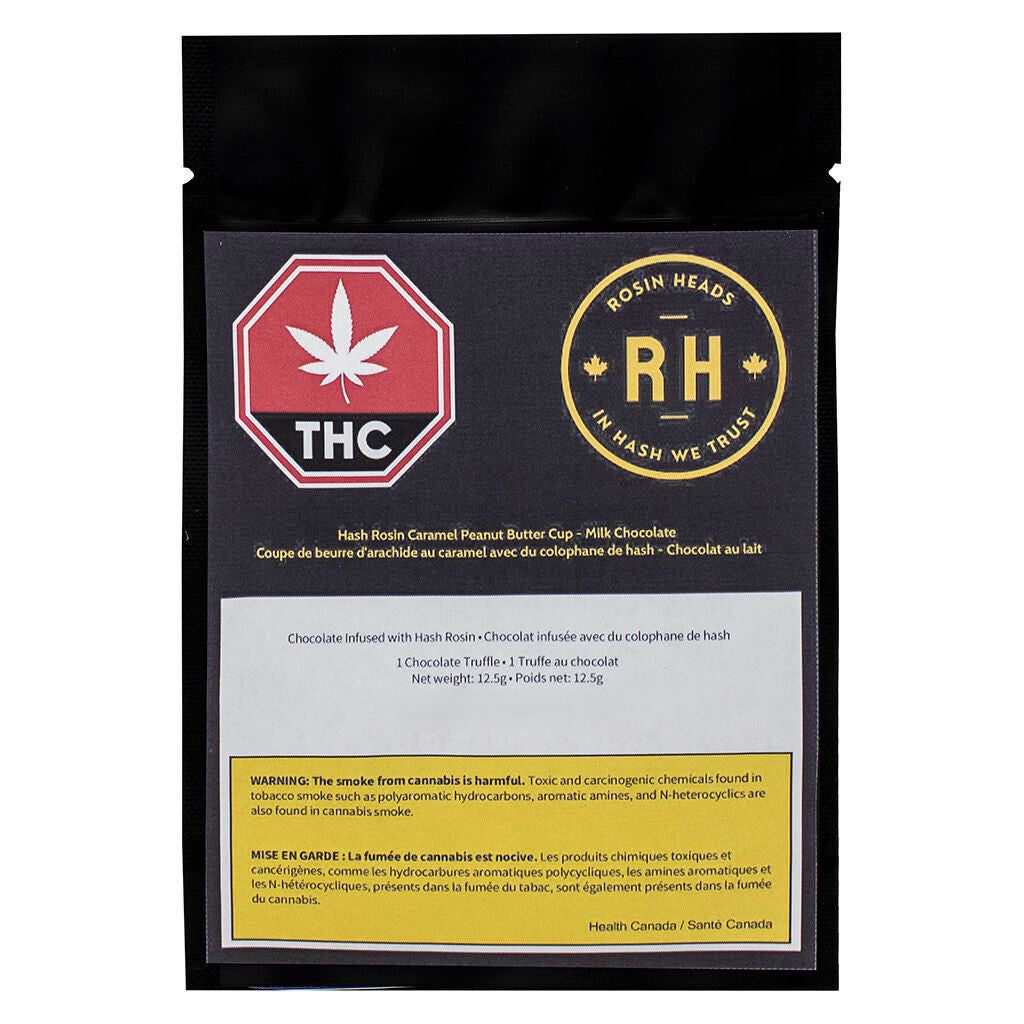 Cannabis Product Hash Rosin Caramel Peanut Butter Cup - Milk Chocolate by Rosin Heads - 1