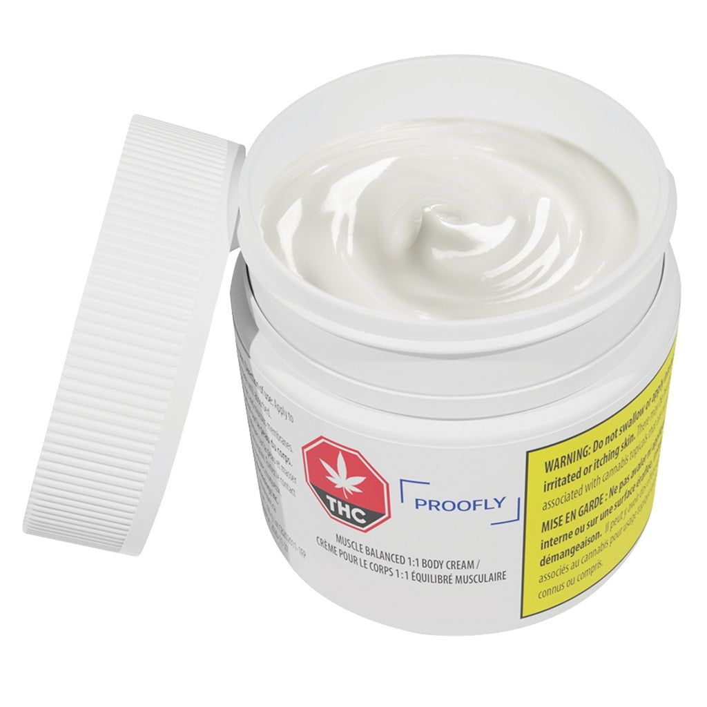 Cannabis Product Muscle Balanced 1:1 Body Cream by Proofly