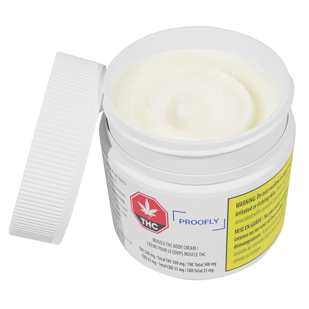 Cannabis Product Muscle THC Body Cream by Proofly - 0