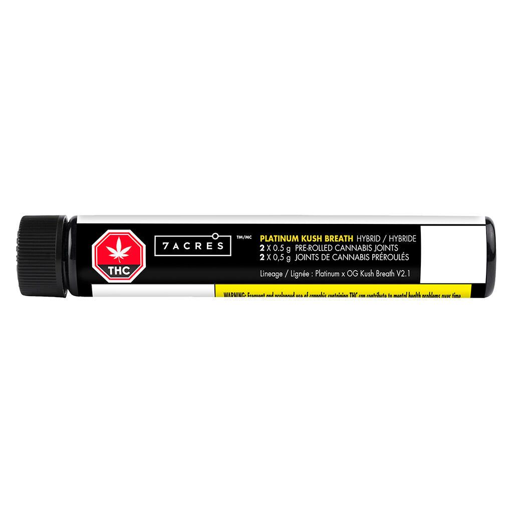Cannabis Product Platinum Kush Breath Pre-Roll by 7ACRES