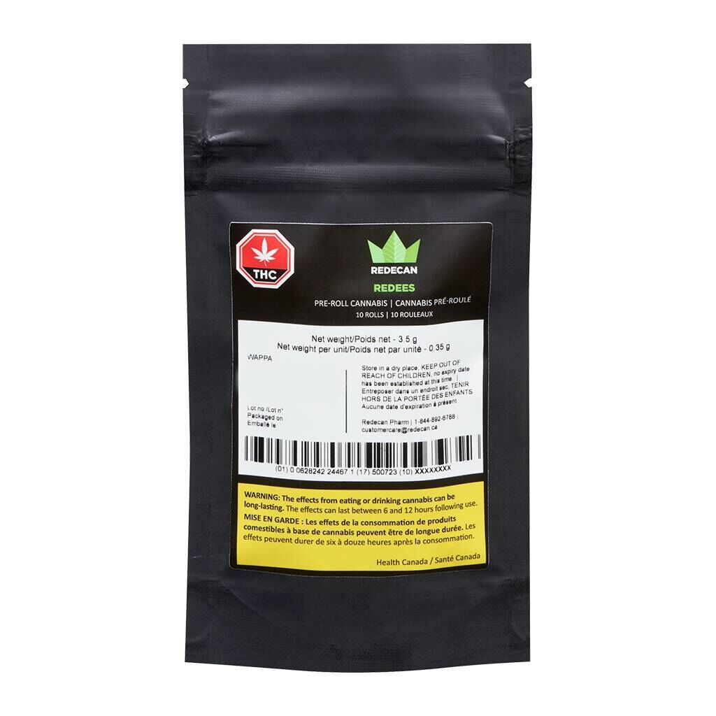 Cannabis Product Redees Wappa Pre-Roll by Redecan