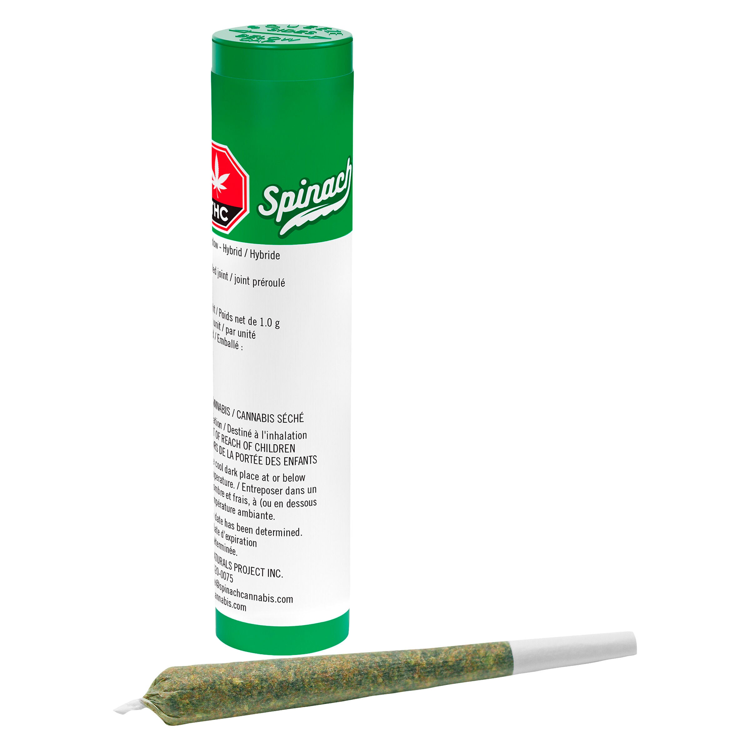 Cannabis Product White Widow Pre-Roll by Spinach - 4